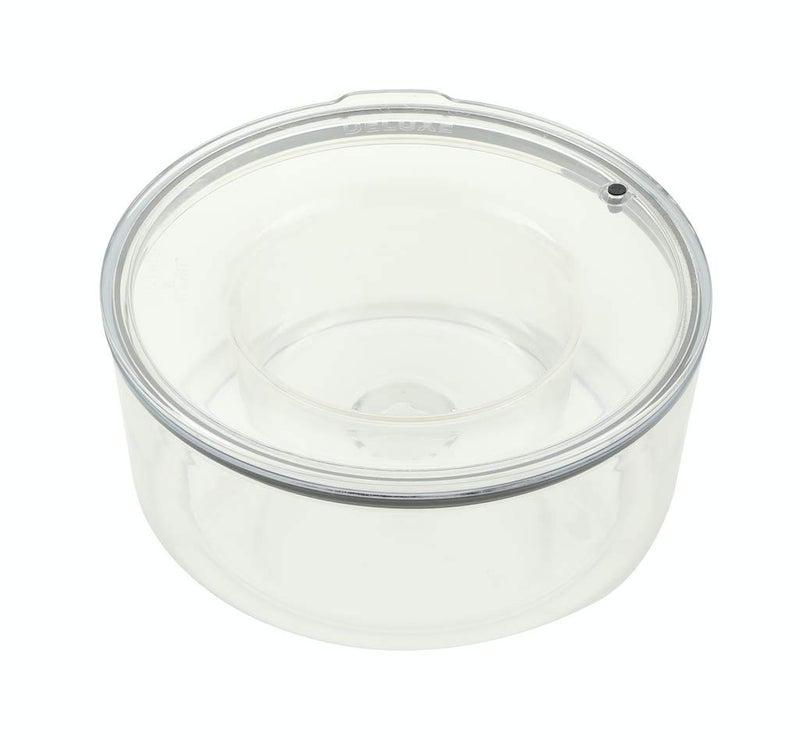 Slopper Stopper Dripless Water Bowl - Tritan Plastic Bowl Unit - for Multiple Small Breed Dogs & Cats 0-20 Lbs, 9.84â€ Dia, 1 Gallon Capacity - Image 1